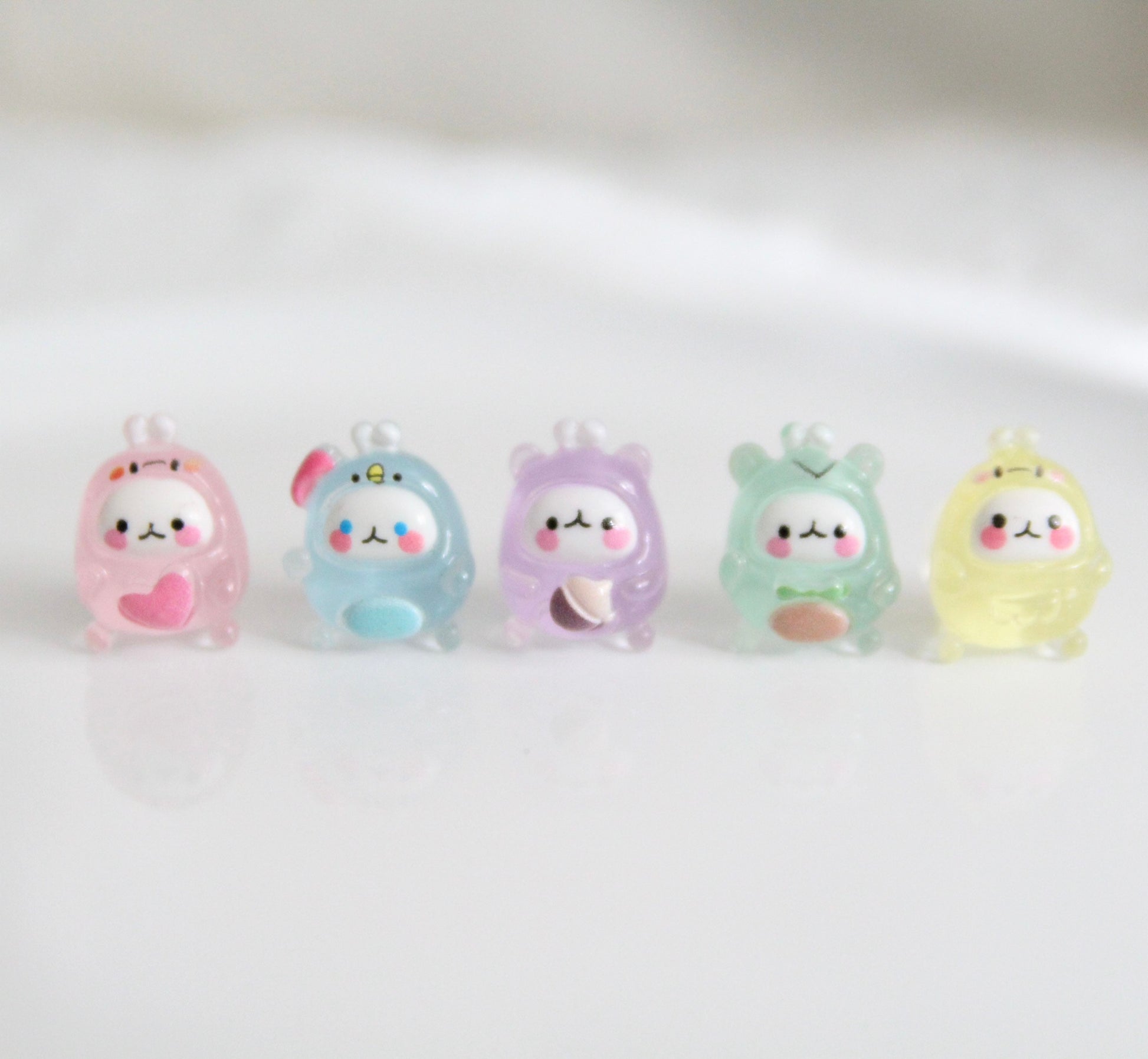 Cute Costume Bunny Jelly Clear Croc | shoe charms